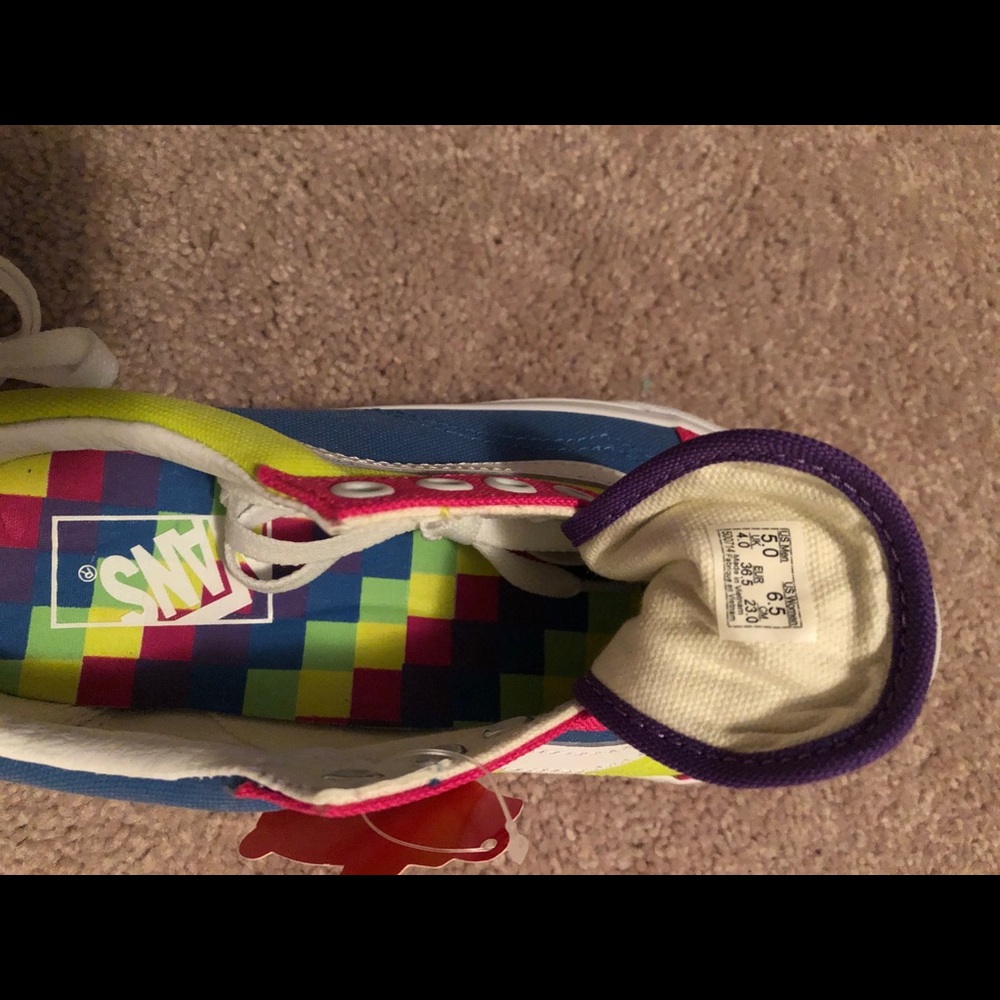 Multi colored Vans